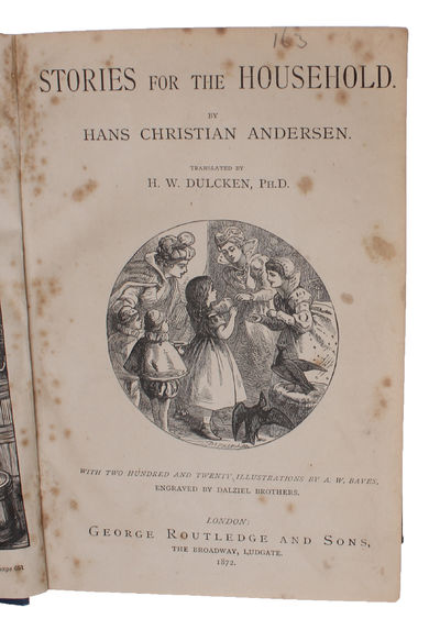 Stories for the Household. Translated by H.W. Dulcken. With Two Hundred and Twenty Illustrations by A.W. Bayes, Engraved by Dalziel Brothers. (photo 2)