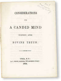 Considerations for the Candid Mind Enquiring After Divine Truth