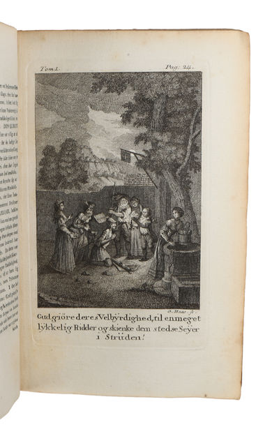 Den Sindrige Herremands Don Quixote af Mancha, Levnet og Bedrifter. Oversat, efter det i Amsterdam og Leipzig 1755, udgivne Spanske Oplag, af Charlotte Dorothea Biehl. 4 vols. - [FIRST DANISH "DON QUIXOTE"] (photo 5)