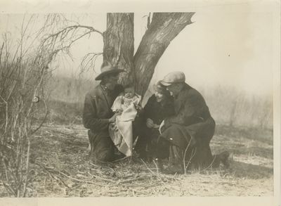Five 1920 Photographs of Texas Rangers, Including Frank Hamer