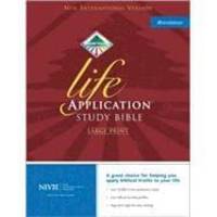 NIV Life Application Study Bible, Large Print by Bruce B. Barton - 2001-02-01