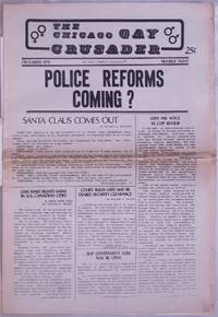 image of Chicago Gay Crusader: the total community newspaper; #8, December 1973: Police Reforms Coming