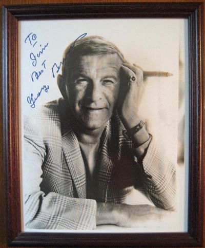 A Signed Photograph By Comedian George Burns