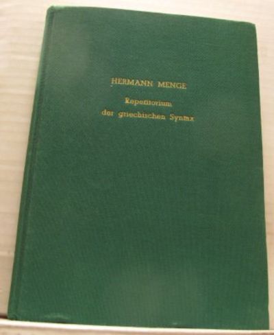 Repetitorium der griechischen Syntax.