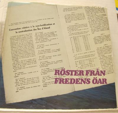 Röster från fredens öar. En åländsk fredsantologi.