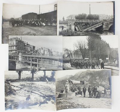 [Large Group of Over 200 Images Taken and Collected by an American Aid Worker During World War I]