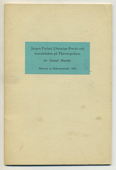 Jergen Puckel, Christian Precht och munskänken på…