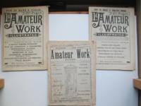 image of Amateur work illustrated: no. 7 (December 1891); no.24 (April 1892) and no.40 (August 1892)