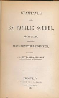 Stamtavle over en familie Scheel,. med et tillæg,…