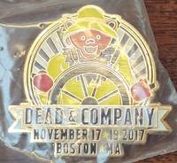 Dead and Company - 2017 - Fall Tour - Pin - Boston, MA. - T.D. Garden Center, Nov. 17 and 19, 2017