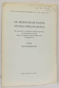 In medicinam Plinii studia philologica. De…