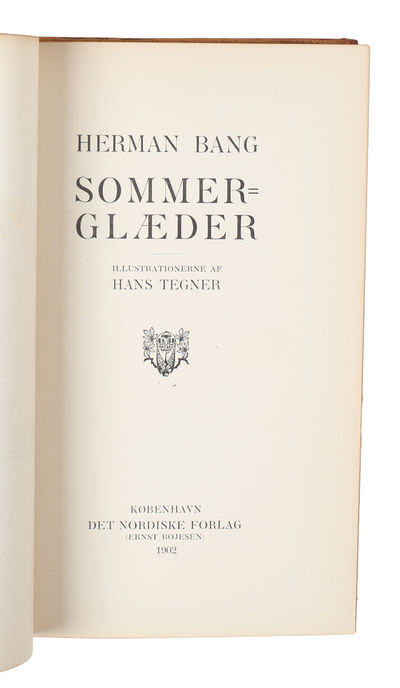 Sommerglæder. Illustrationerne af Hans Tegner. - [DEDIKATIONSEKSEMPLAR.] (photo 5)
