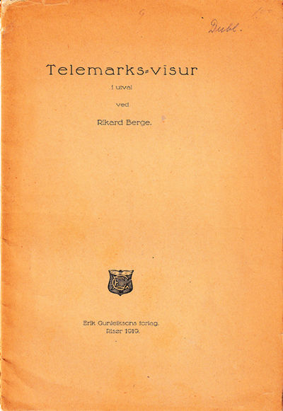 Telemarks-visur i utval ved ...