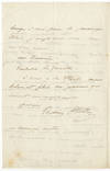 Autograph letter signed in full to "Monsieur Marie [?Escudier]