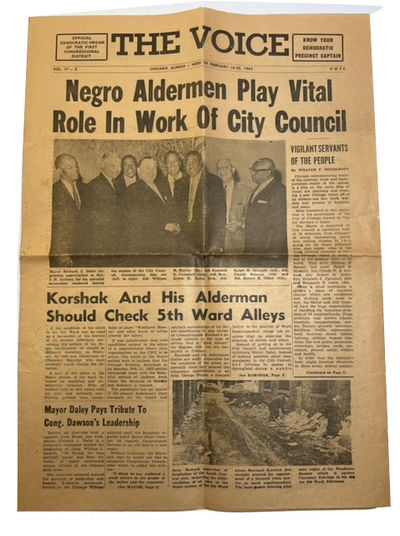 The Voice: Official Democratic Organ of the First Congressional District, Vol. 12, No. 2 (Week of February 16-22, 1963)