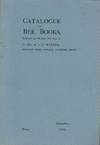 Catalogue of Bee Books, Collected and Offered for Sale by Lt.-Col. H.J.O. Walker, Westholm Mains, Budleigh Salterton, Devon