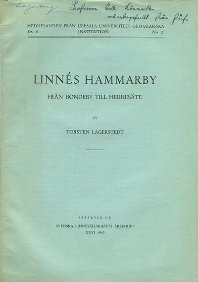 Linnés Hammarby. Från bondeby till herresäte.…