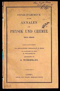 Separat-Abdruck aus den Annalen der Physik und Chemie: Neue Folge