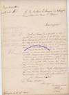 Letter Written By French Deserter To The Duke Of Wellington During The Napoleonic Wars