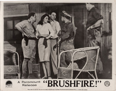 Brushfire [Brushfire] (Two original British front-of-house cards from the 1962 film)