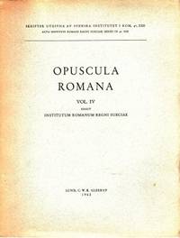 Opuscula Romana IV.
