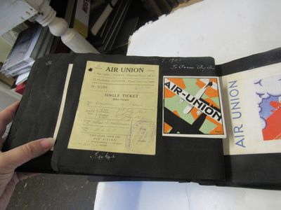 Scrapbook Documenting European Tour by Elsie Dambman & Marion Thomas of Highland Park, 1925