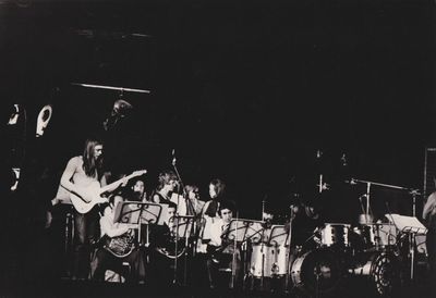 Two original photographs of Pink Floyd in concert, 1971