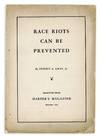 Race Riots Can Be Prevented