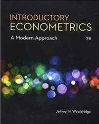 image of Introductory Econometrics: A Modern Approach, 7th