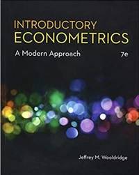 Introductory Econometrics: A Modern Approach, 7th