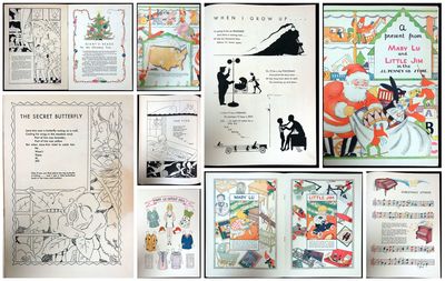 A Present from Mary Lu and Little Jim - JC Penney promotional activity book for children - Christmas