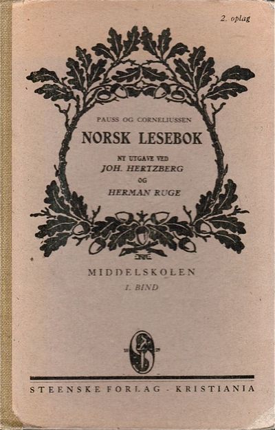 Norsk lesebok for middelskolen.