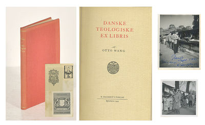 Danske teologiske ex libris af Otto Wang.