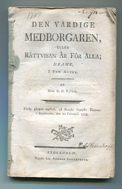 Den värdige medborgaren, eller rättvisan är för…