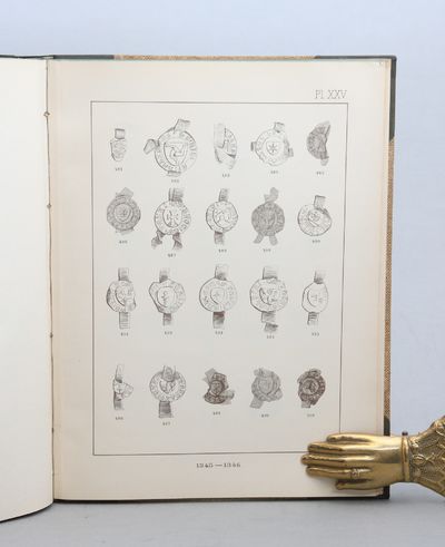Norske konge-sigiller og andre fyrste-sigiller fra middelalderen. + (B:2) Kongelige og fyrstelige segl. (photo 3)