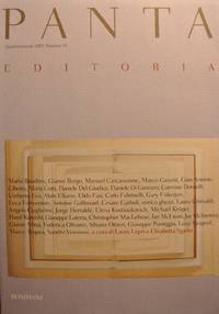 Panta n. 19, 2001 - Editoria