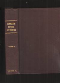 Tennessee Divorce Authorities by Trimble, Benson - 1966