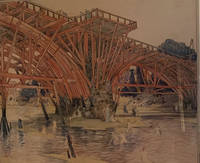 The Red Bridge The Red Bridge with Bathers.