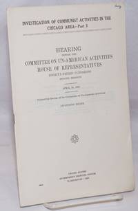 image of Investigation of Communist activities in the Chicago area, Hearing-Part 3