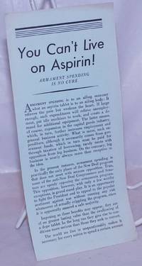 image of You can't live on Aspirin! Armament spending is no cure