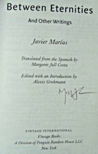 Between Eternities And Other Writings (SIGNED)