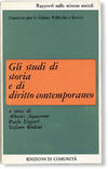 Gli Studi di Storia e di Diritto Contemporaneo