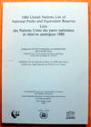 1980 United Nations List of National Parks and Equivalent Reserves
