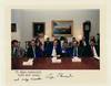 President Bush Inscribes A Photograph To An Aide