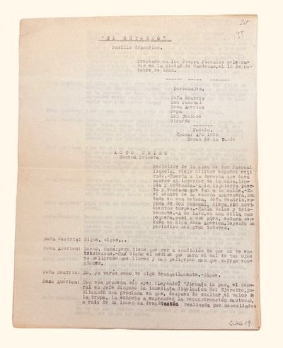 El retorno; Pasillo dramatico. Premiado en Los Juegos Florales celebrados en la ciudad de Cardenas, el 10 de Octobre de 1922