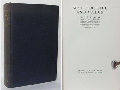 Matter, life and value. Part I: Life and the…