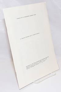 Research Use of Ethnographic Research Films. Delivered at the Sixty-seventh Annual Meeting, American Anthropological Association, November 21-24, 1968, Seattle, Washington, Abstracts 1:3, pp. 48-49