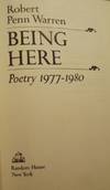 BEING HERE