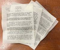 The Bettencourt: A Christmas Story [Signed Typescript of an Unpublished -- and Unpublishable -- Short Story]