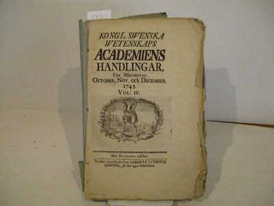 Kongl. Swenska Wetenskaps Academiens handlingar,…